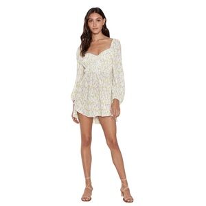 For Love and Lemons Strudel Floral Mini Dress